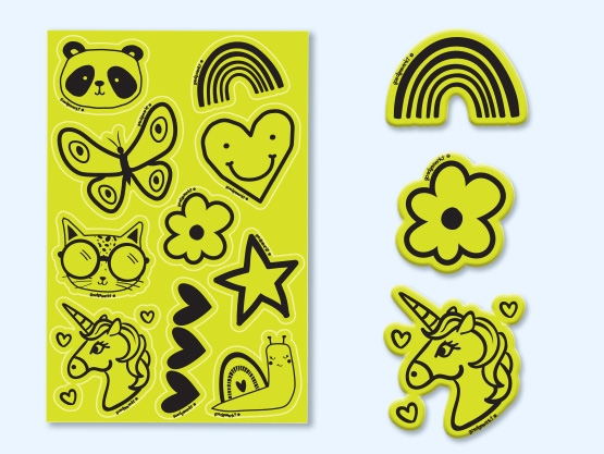 Reflektierende Aufkleber