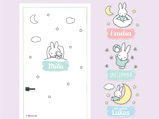 Miffy Türaufkleber