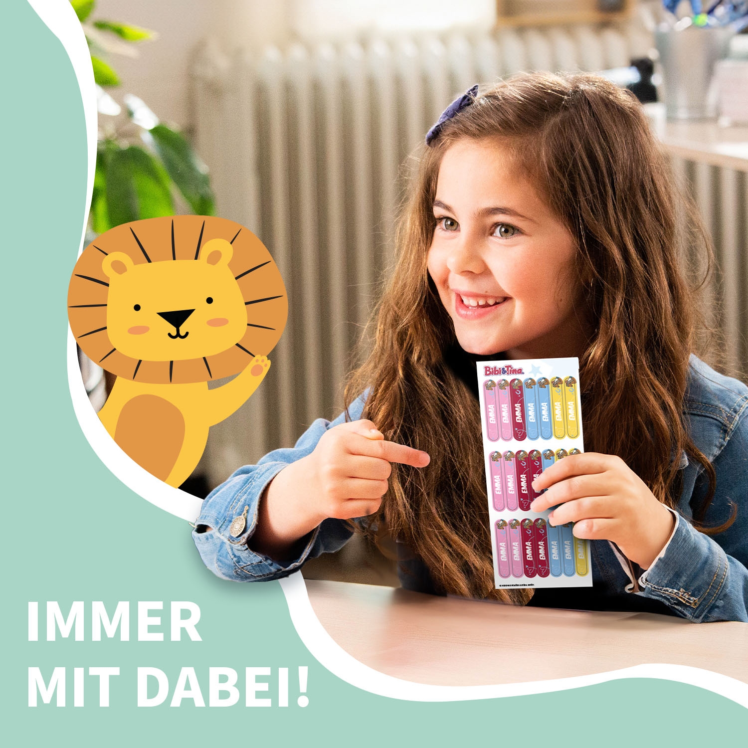Bibi & Tina Mini Aufkleber