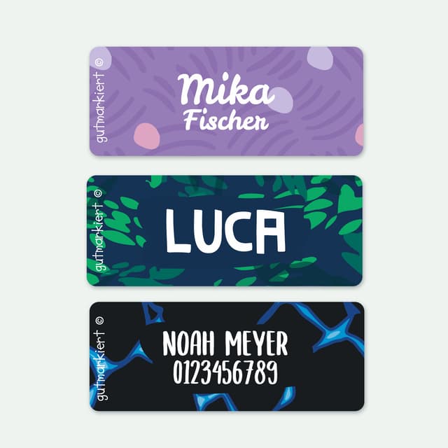 Ergobag Namensaufkleber