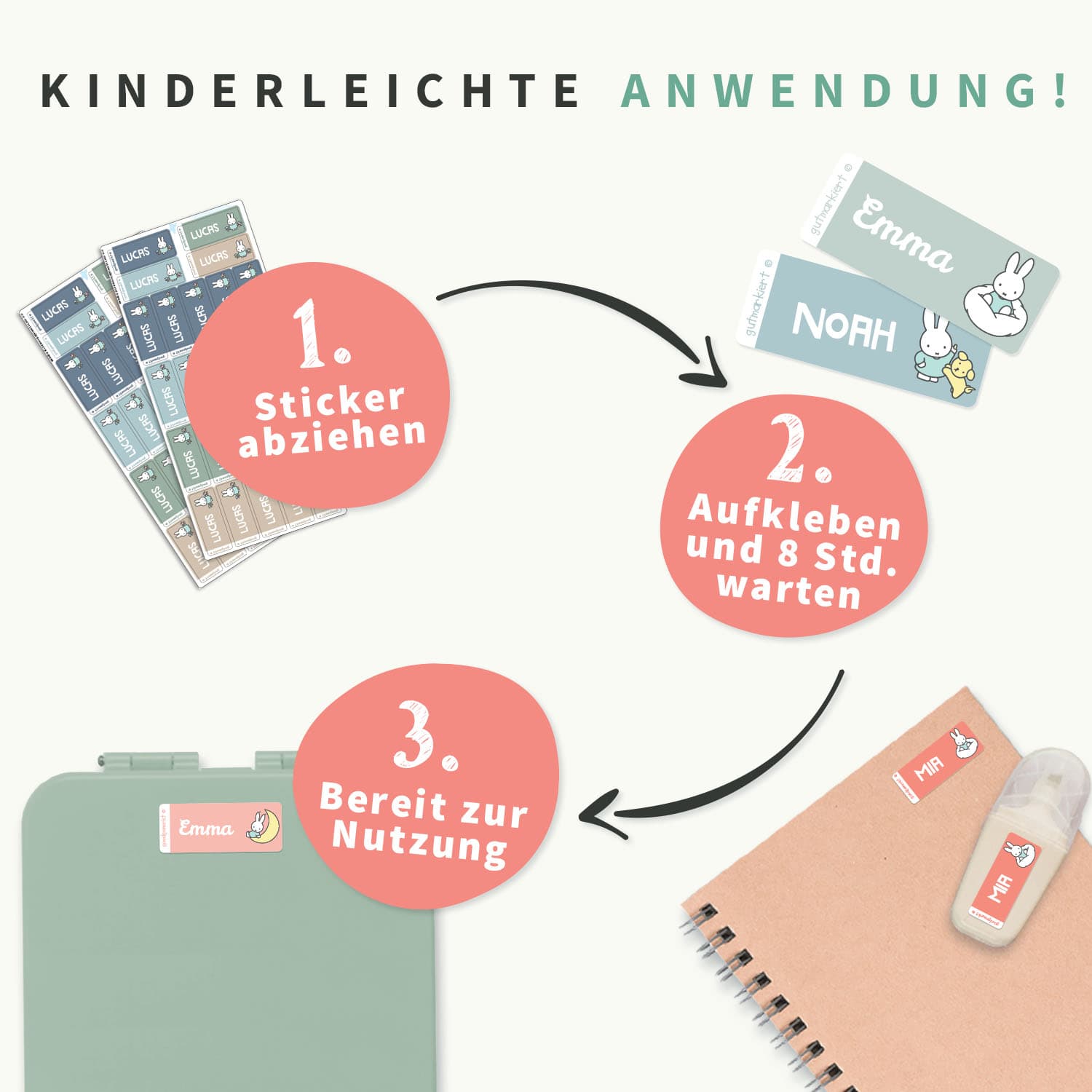 Miffy Aufkleber