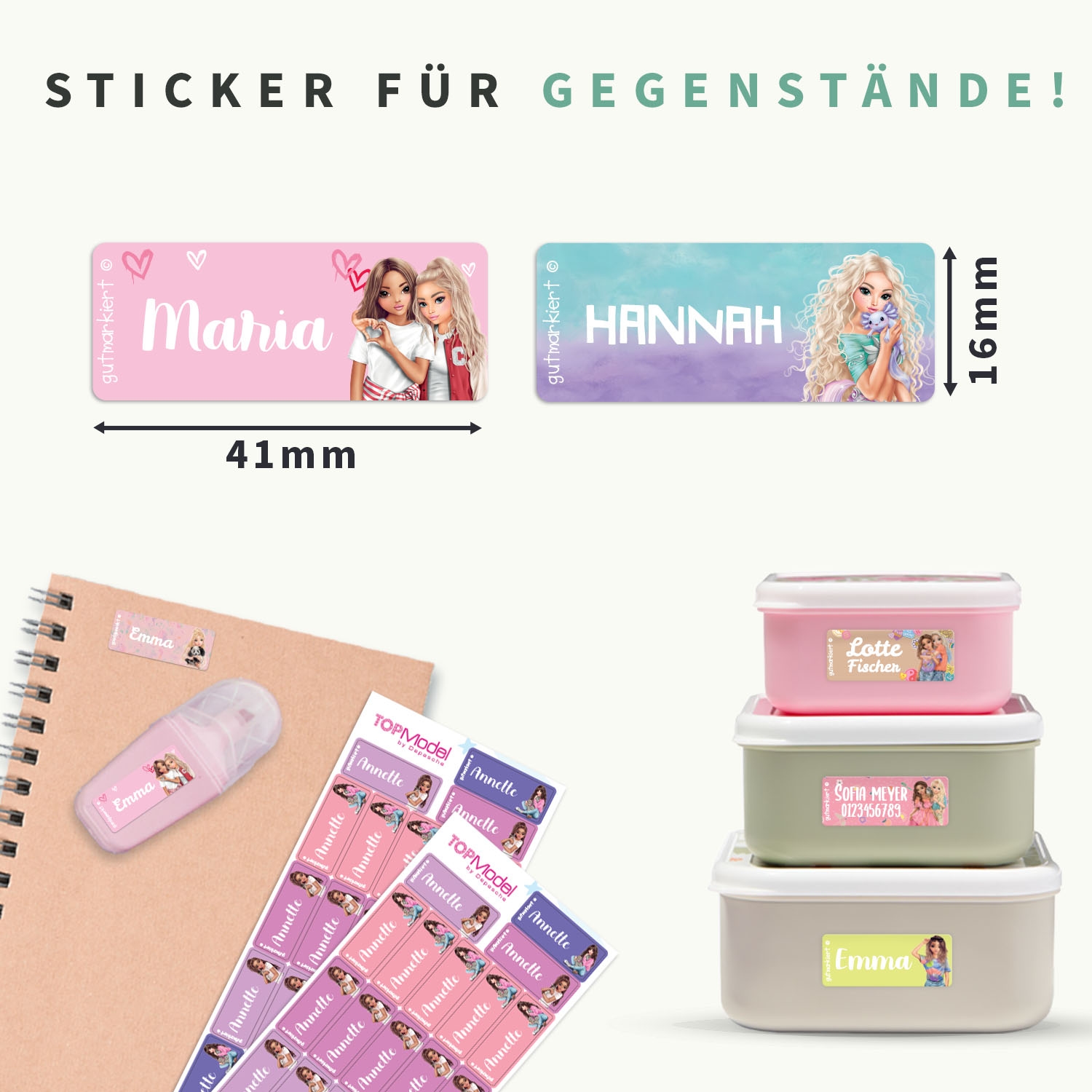 TOPModel Aufkleber