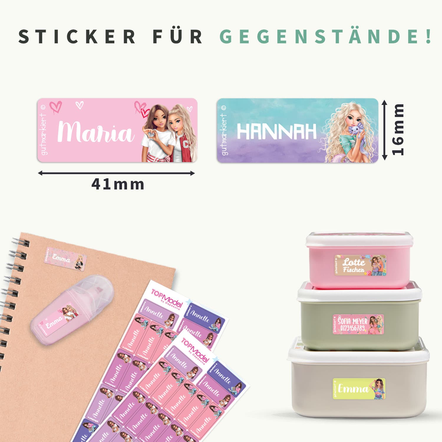 TOPModel Aufkleber