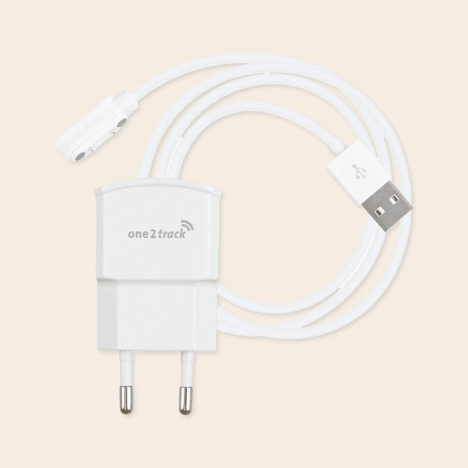 Ersatz-Set für 220V/5V Ladegerät mit USB-Ladekabel