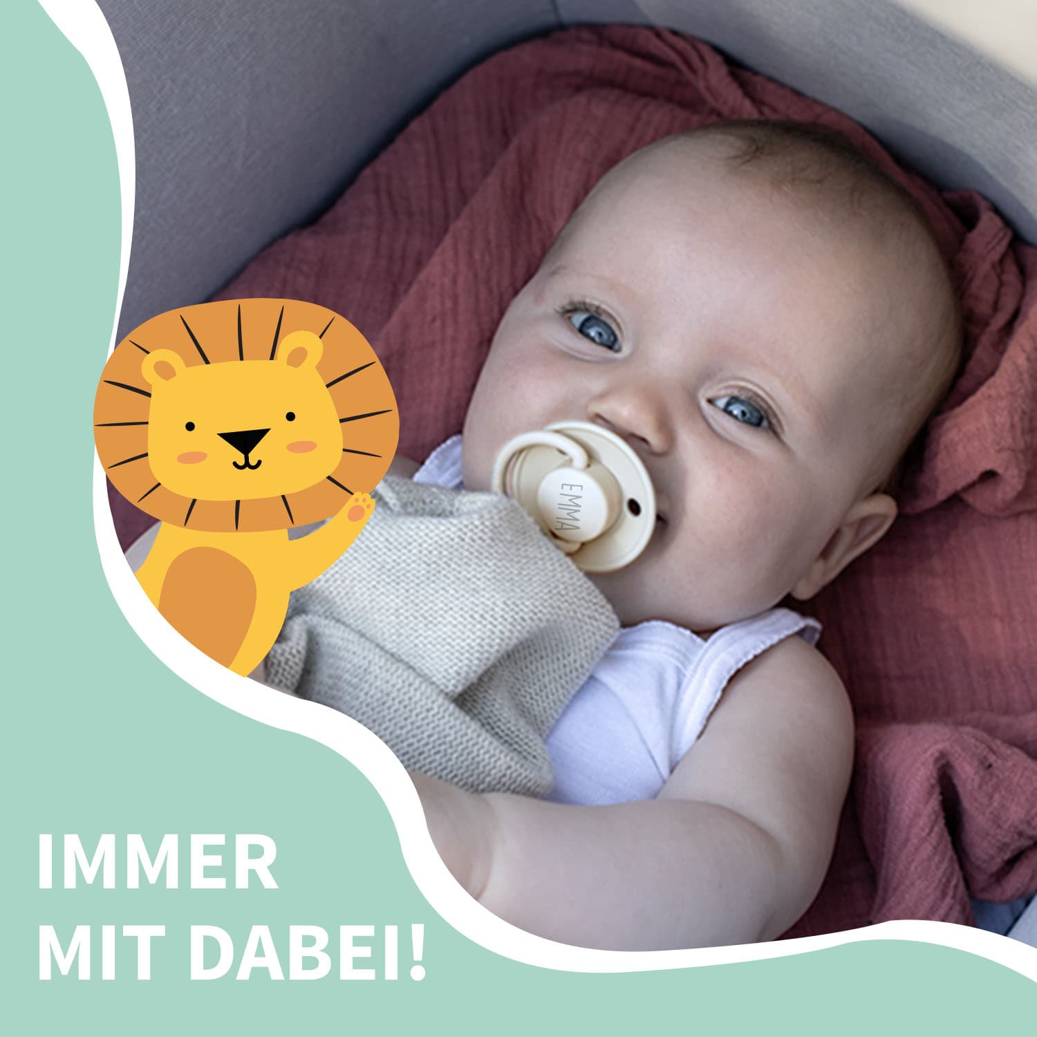 BIBS Schnuller mit Namen