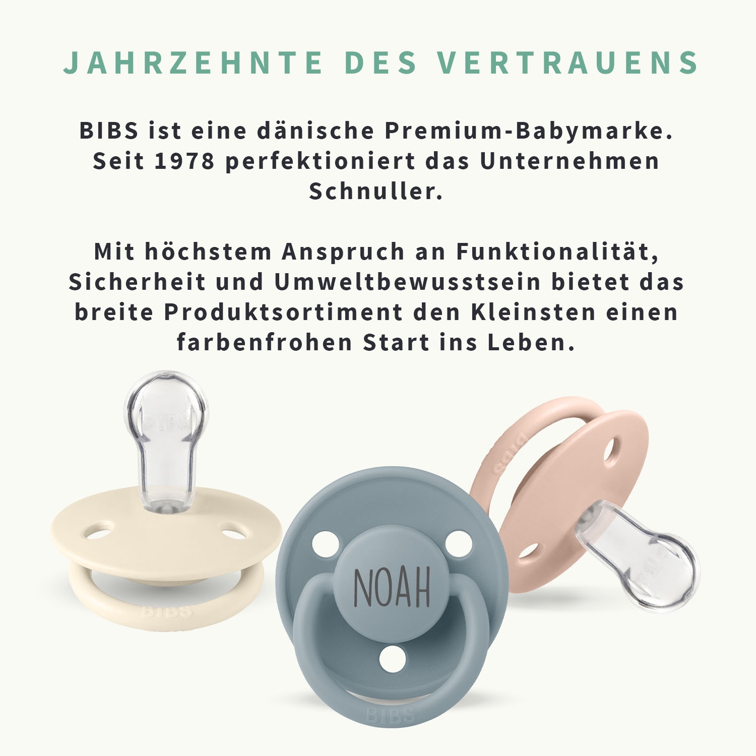 BIBS Schnuller mit Namen