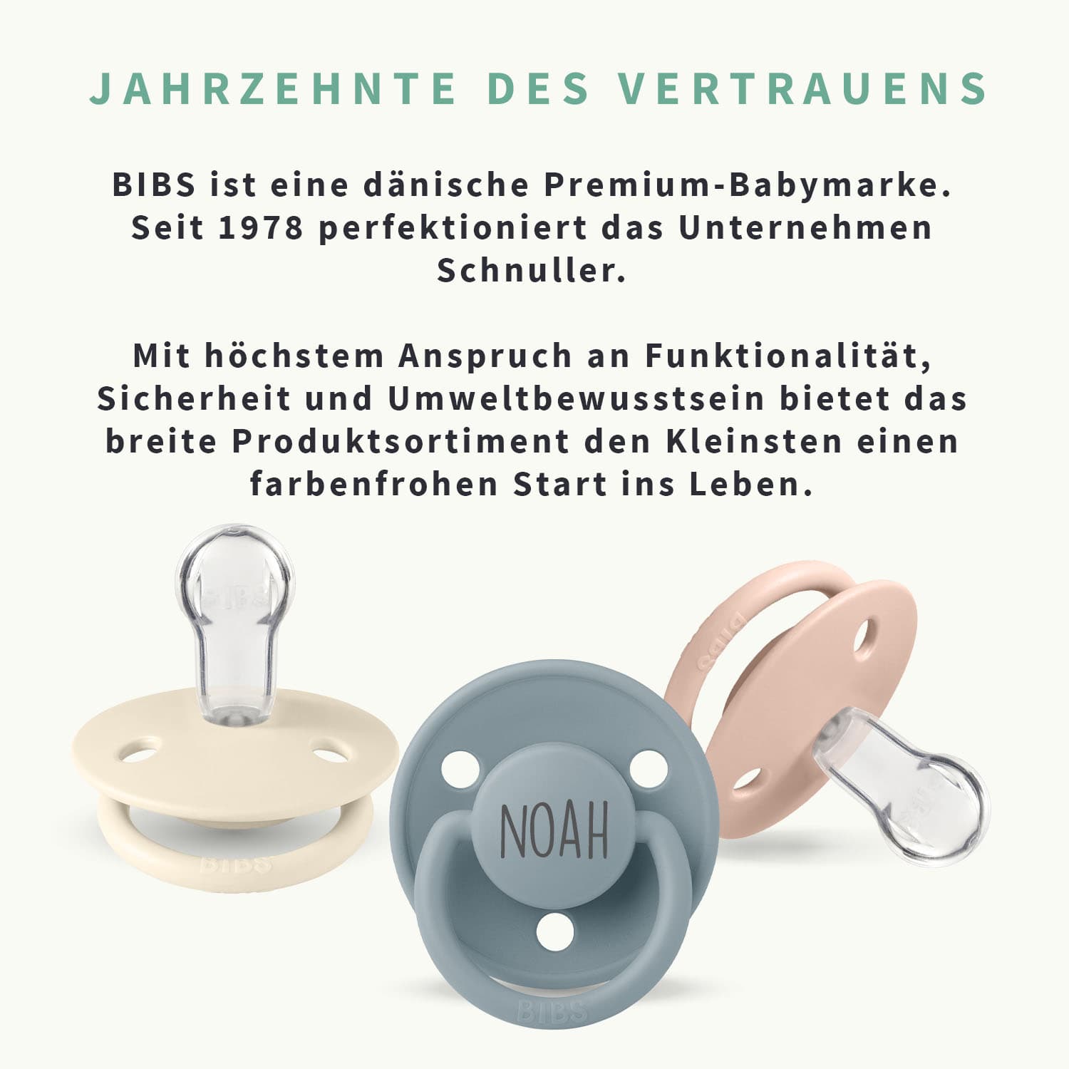 BIBS Schnuller mit Namen