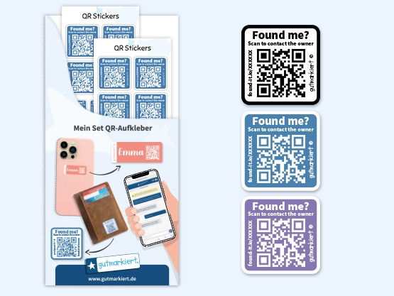 Lost & Found QR-Aufkleber