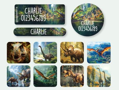 Namensaufkleber Vorteilspaket - Real World