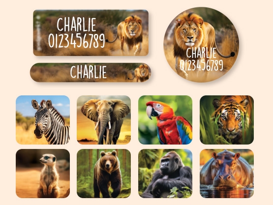 Namensaufkleber Vorteilspaket - Real World