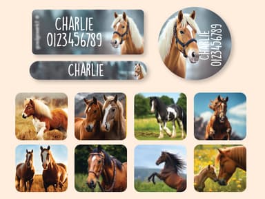 Namensaufkleber Vorteilspaket - Real World