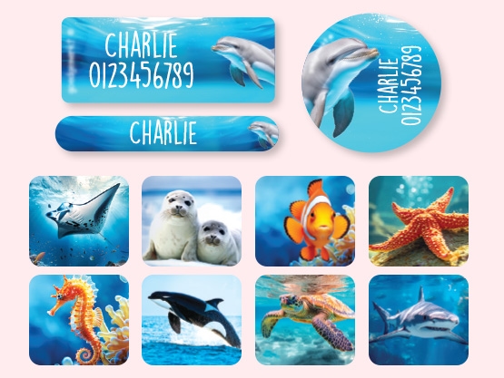 Namensaufkleber Vorteilspaket - Real World