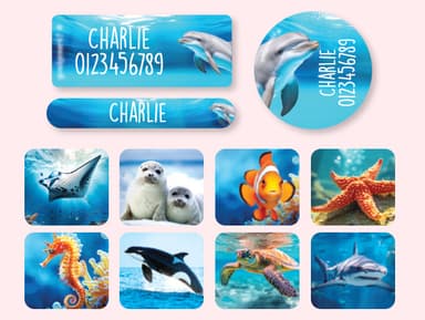 Namensaufkleber Vorteilspaket - Real World