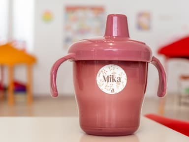 Runde Namensaufkleber - Jollein