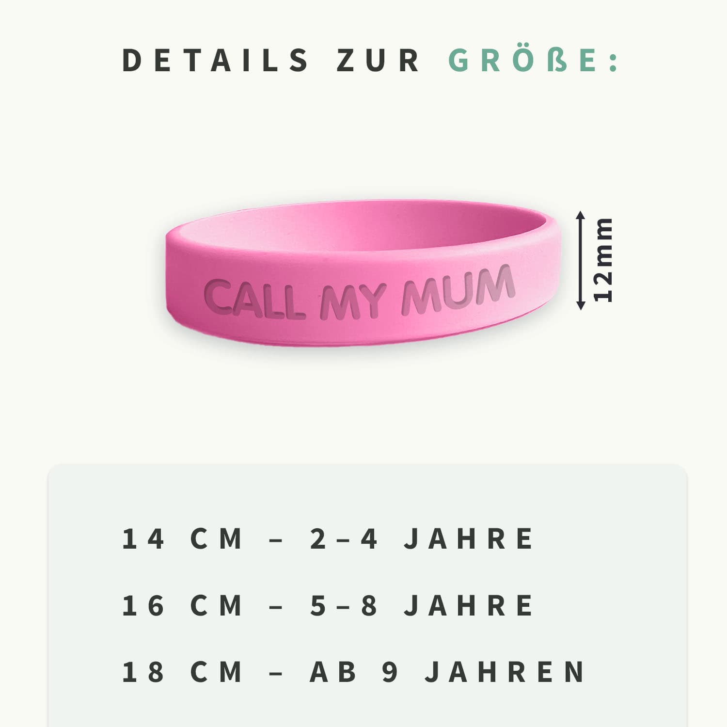 SOS Armband - Glow in the dark