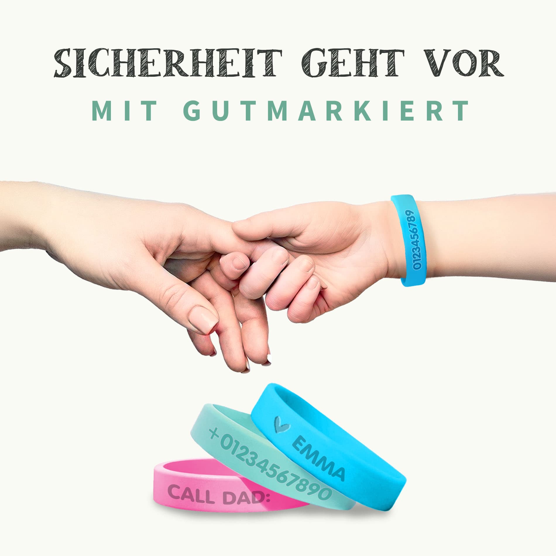 SOS Armband - Glow in the dark