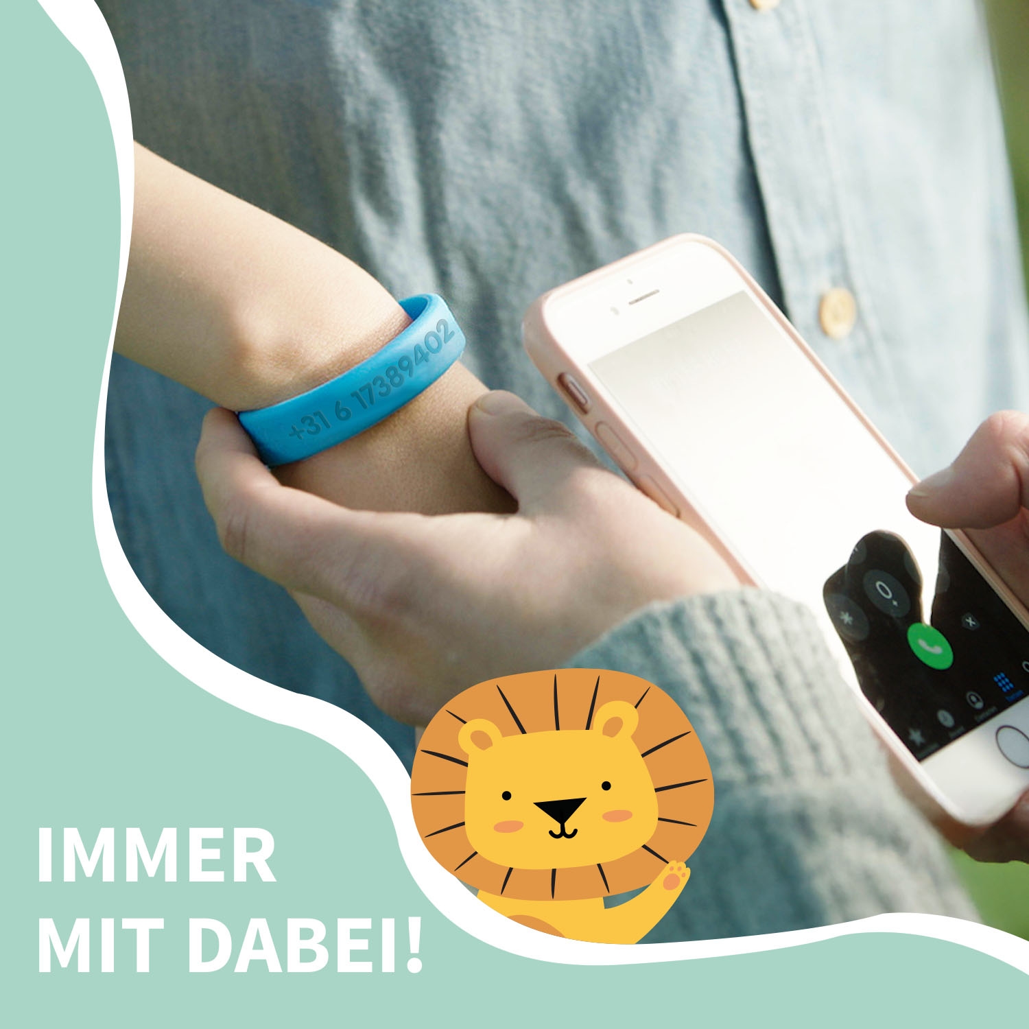 SOS Armband - Glow in the dark