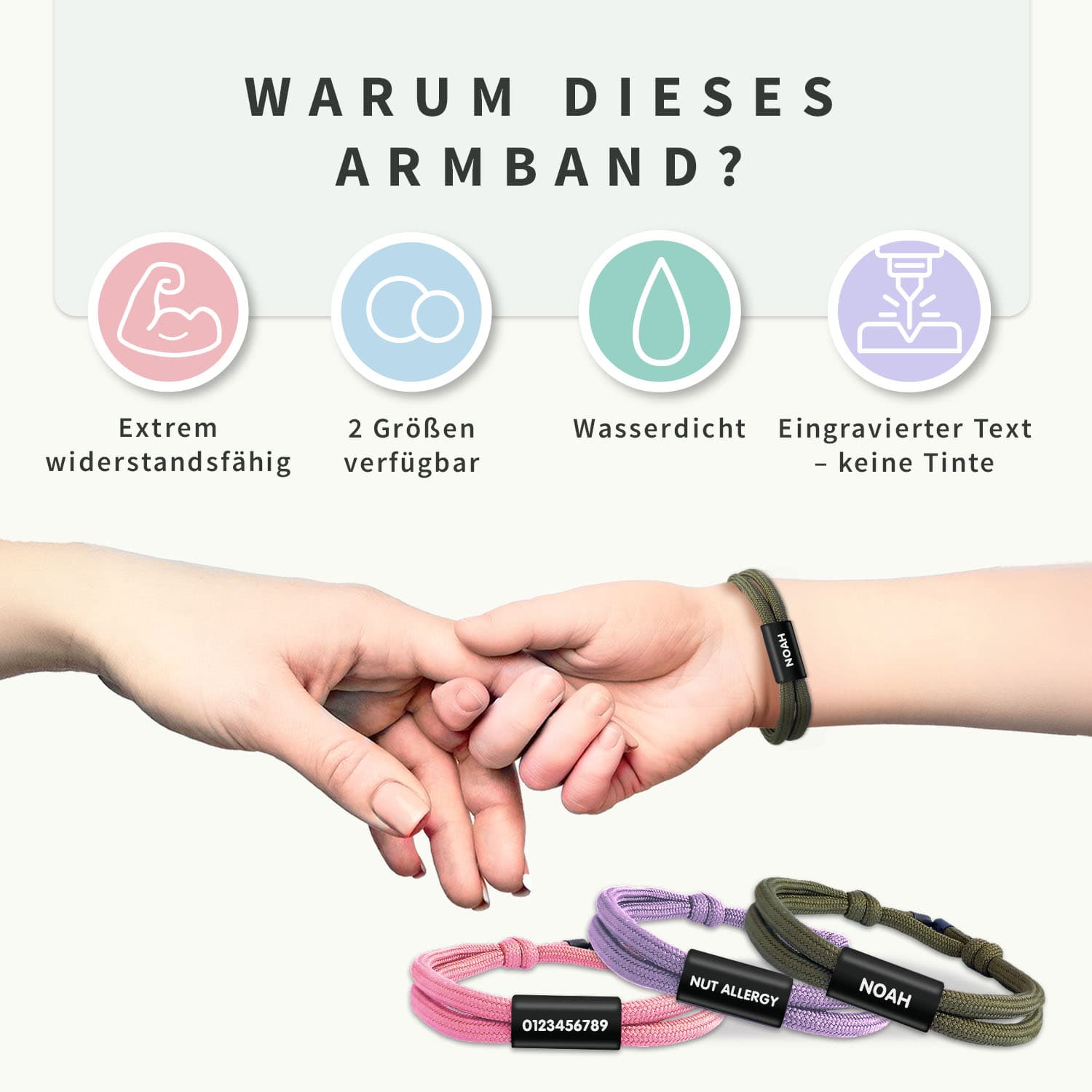 Luxus personalisiertes Namensarmband