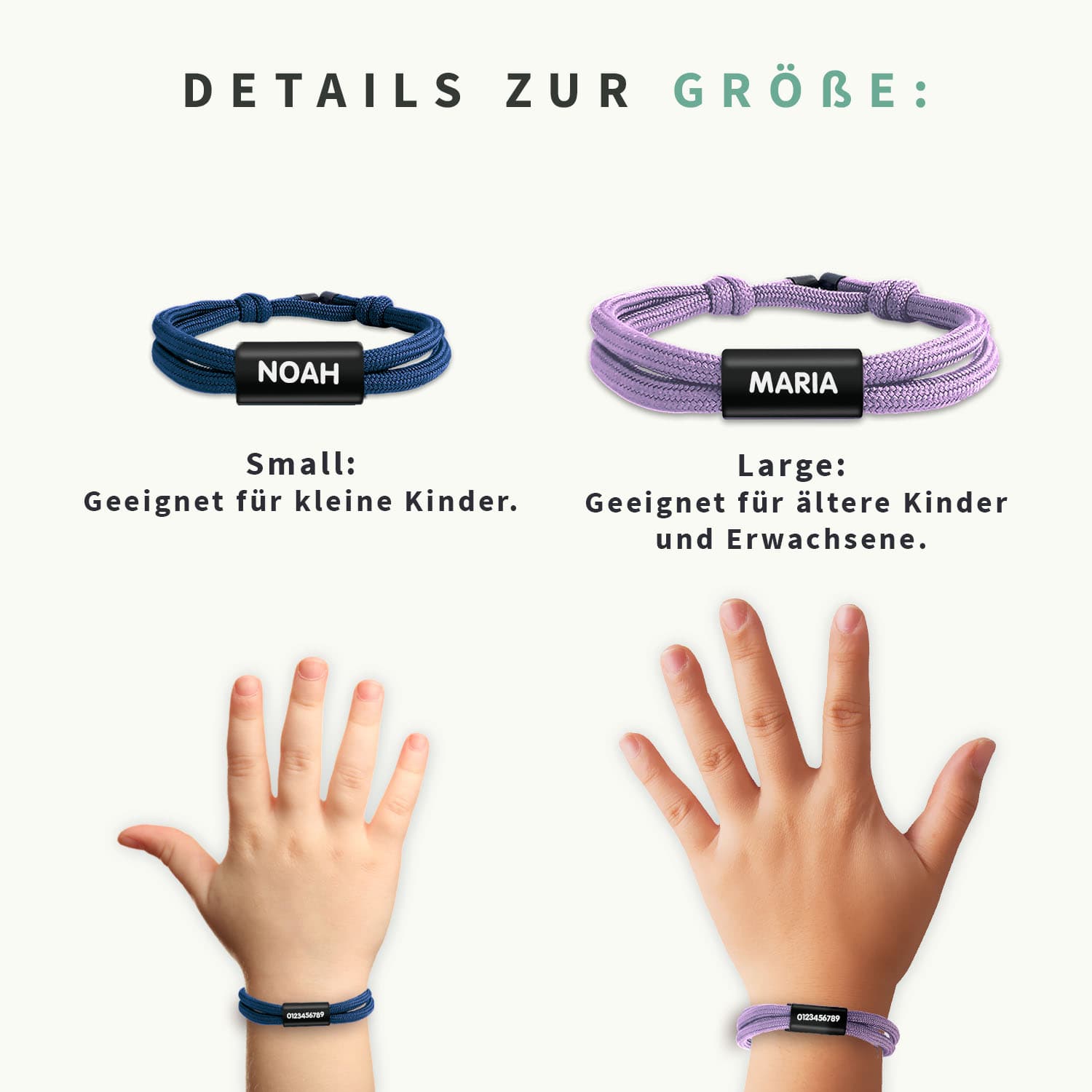 Luxus personalisiertes Namensarmband