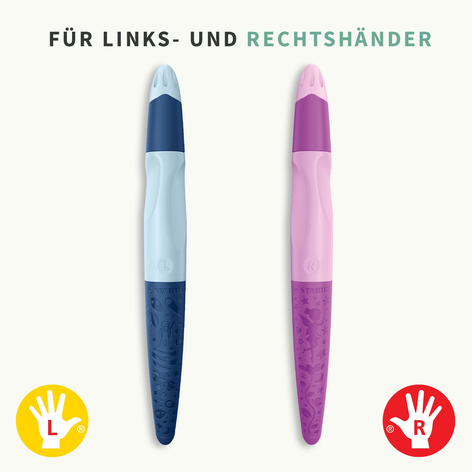 STABILO EASYoriginal + Mini XS Namensaufkleber