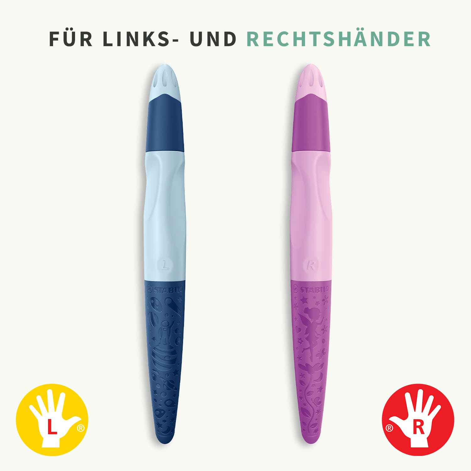 STABILO EASYoriginal + Mini XS Namensaufkleber