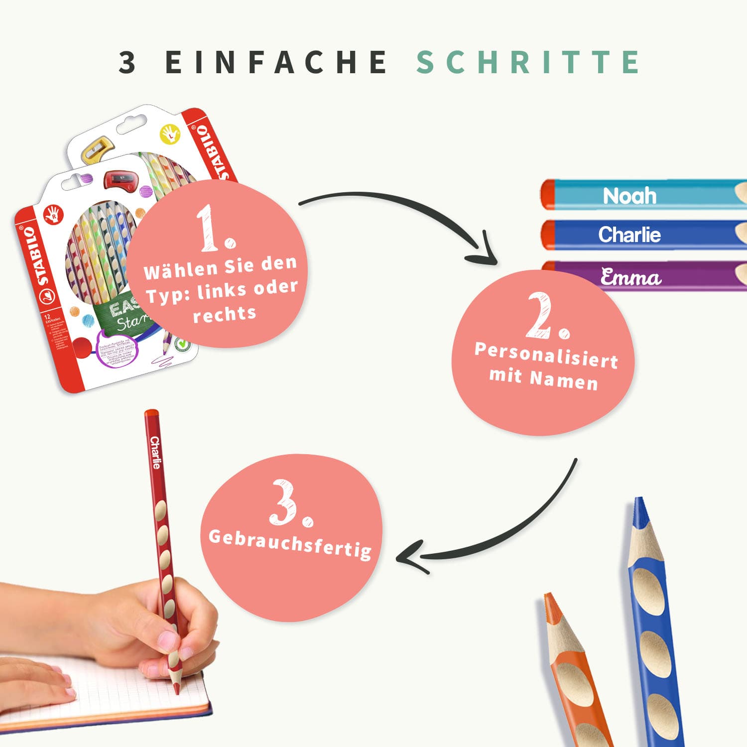 Personalisierte STABILO Buntstifte