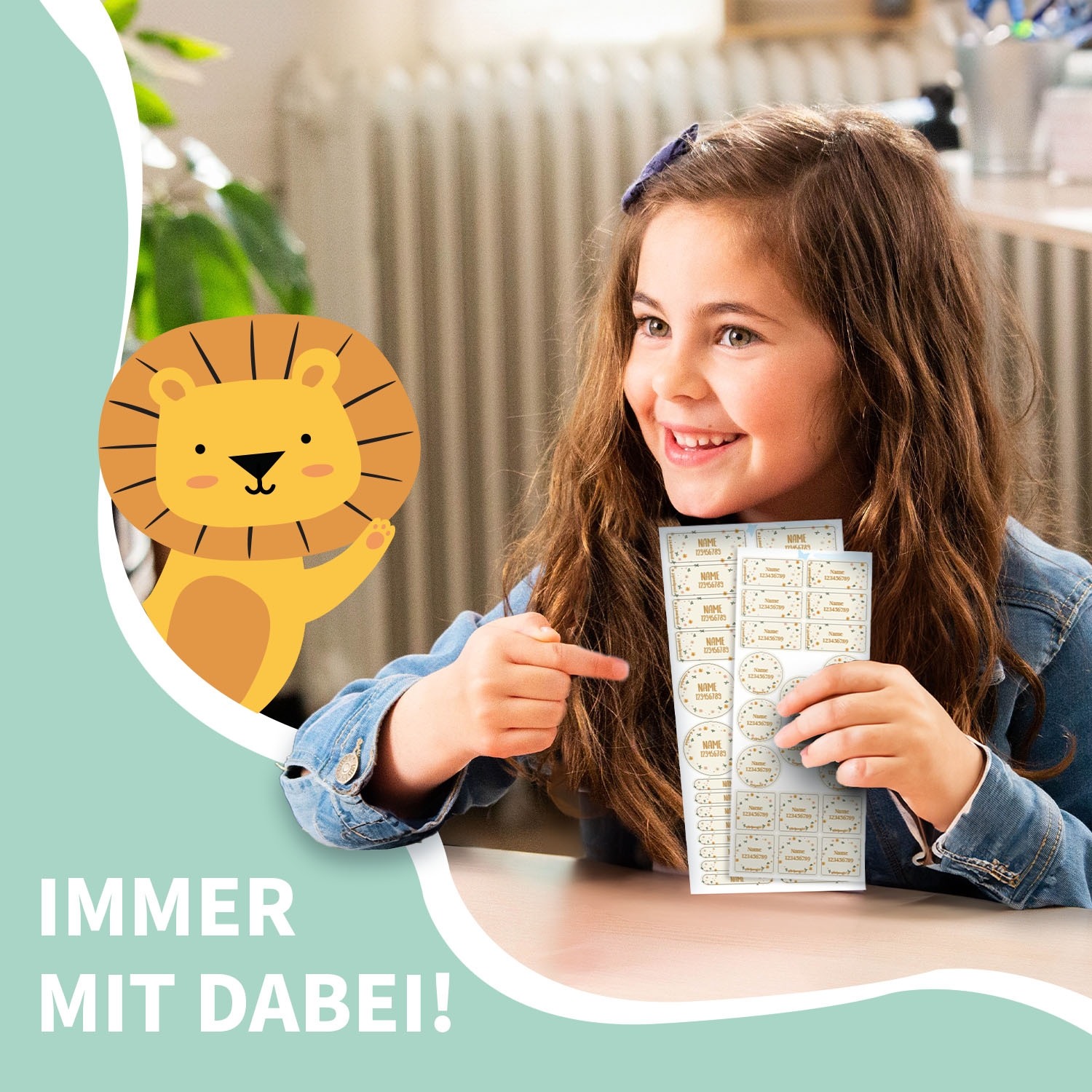 Namens- & Textilaufkleber Kombi-Vorteilspaket - Design