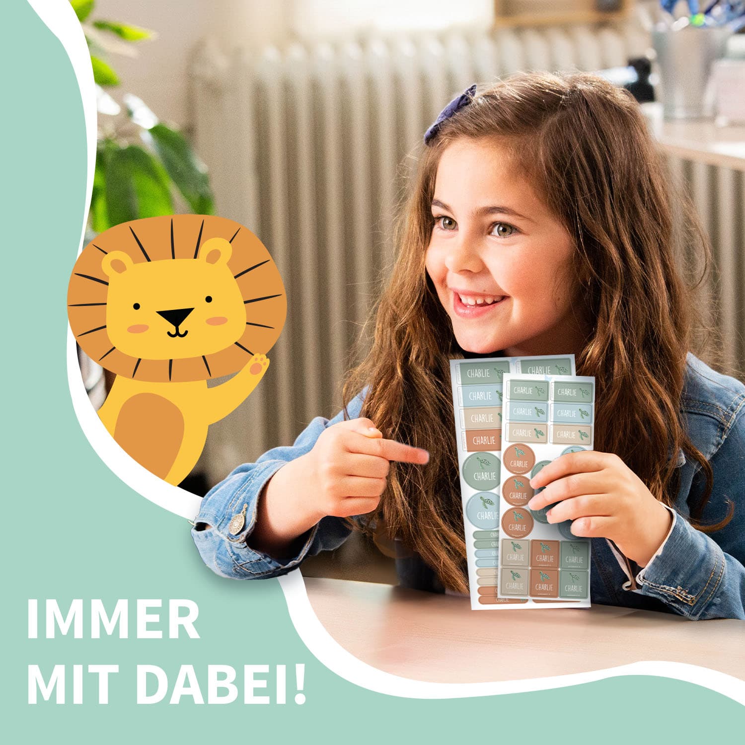 Namens- & Textilaufkleber Kombi-Vorteilspaket - Thema