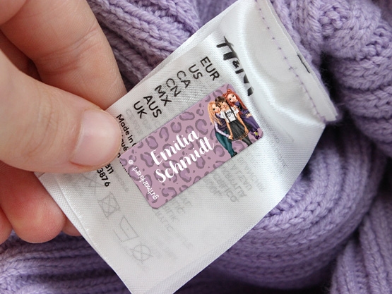 TOPModel Textilaufkleber