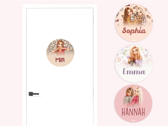 TOPModel Türaufkleber