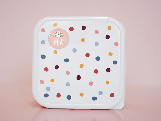 Runde Thema Namensaufkleber