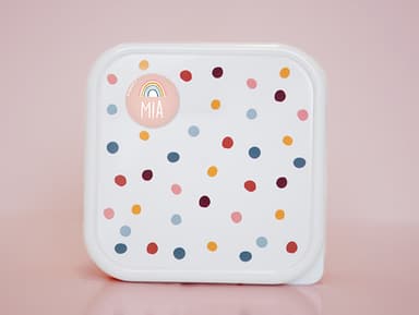 Runde Thema Namensaufkleber