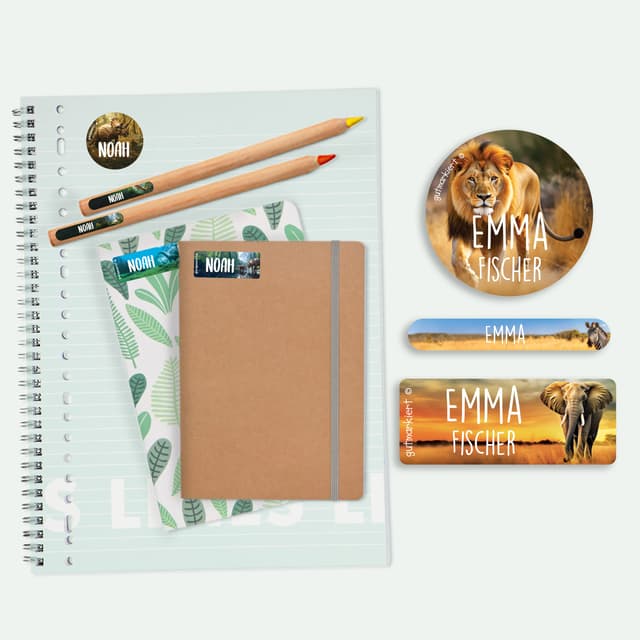 Namensaufkleber Vorteilspaket - Real World