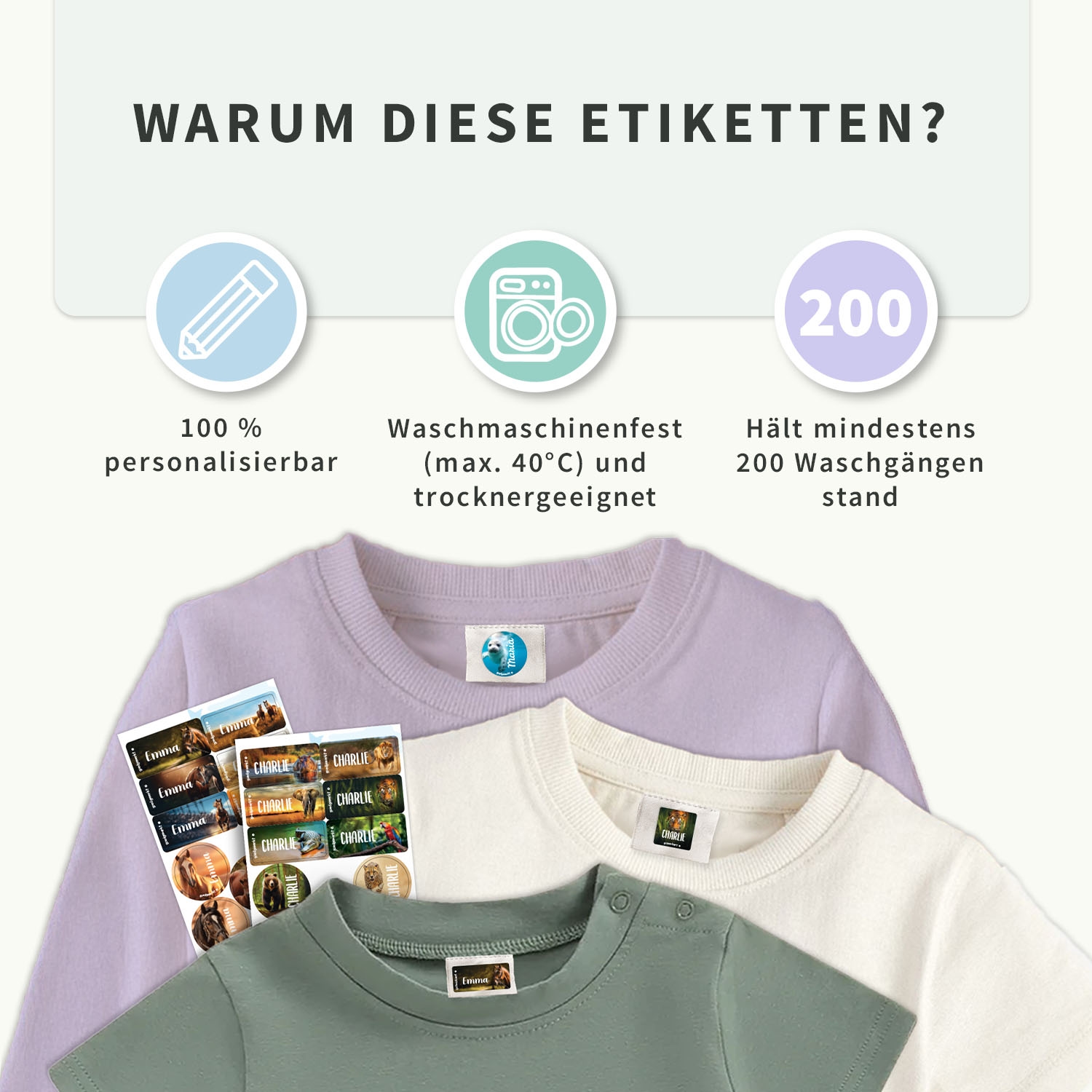 Textilaufkleber Vorteilspaket - Real World
