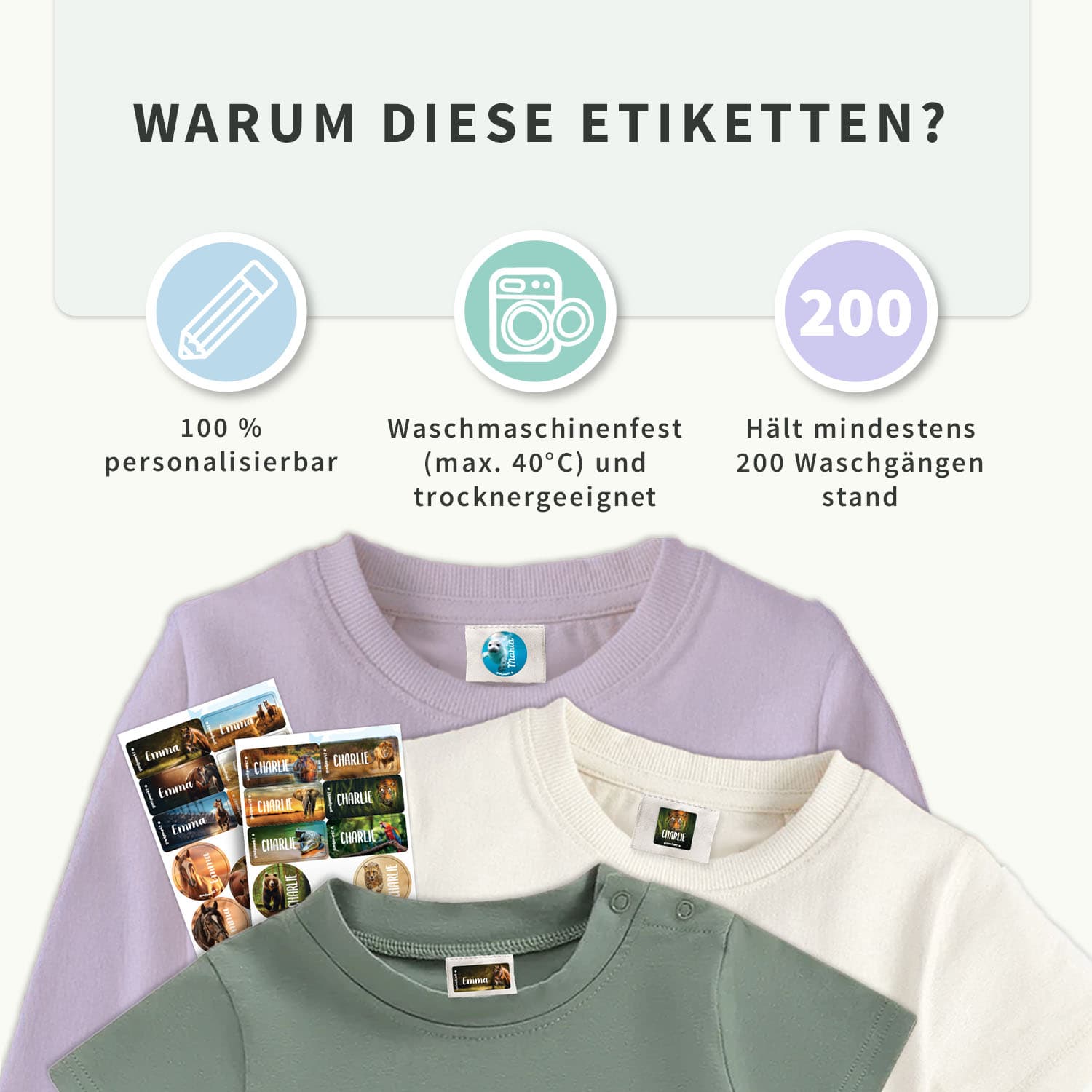 Textilaufkleber Vorteilspaket - Real World